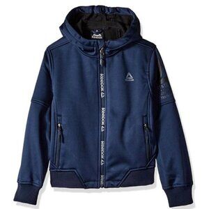 NEW Reebok Little Boy's Hooded Active Super Soft Shell Hoodie Jacket, 5/6